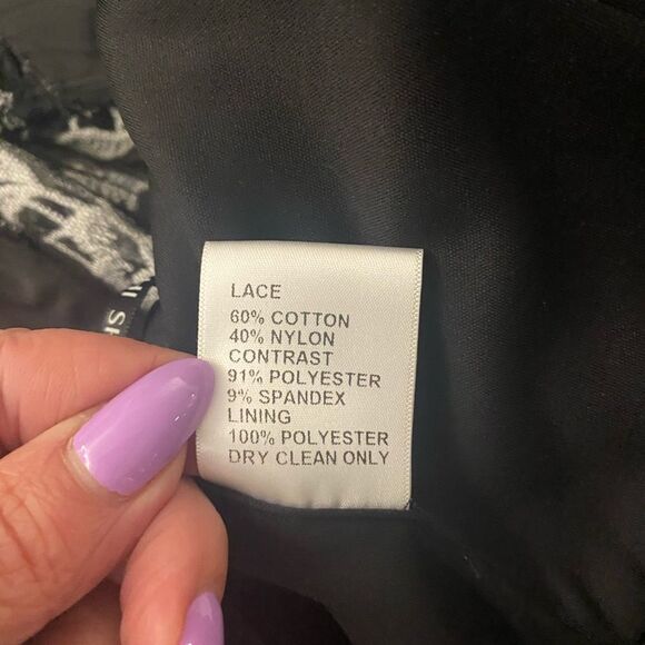 Tadashi Shoji lace/ mesh cropped blazer, size 2 - Picture 16 of 16